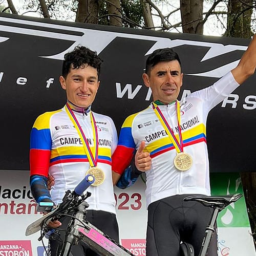 Diego Arias Cuervo and Duvan Pena are COLOMBIAN NATIONAL CHAMPIONS 2023/2024 for XCO Elite and Under 23 categories!